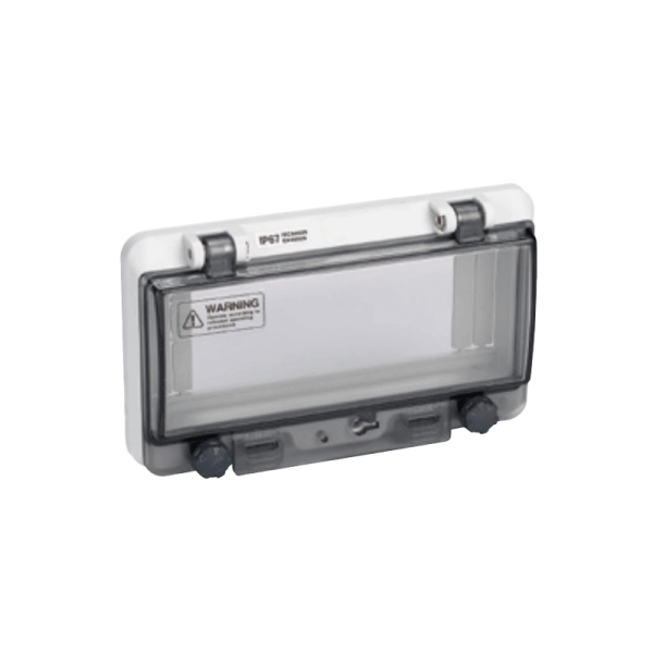 MENIKAS 2-16P Waterproof Transparent Contact Protection Window Hood-2