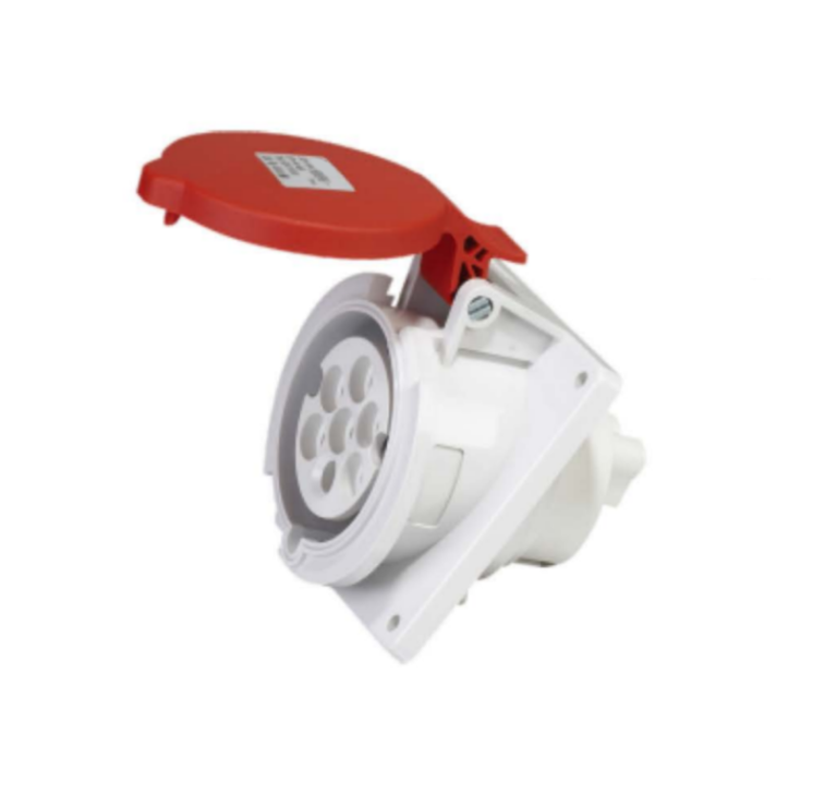 MENIKAS MN Series IP44 Multi conductor Panel Mounted Angle Sockets