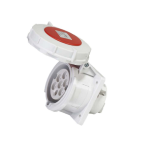 MENIKAS MN Series IP67 Multi conductor Panel Mounted Angle Sockets