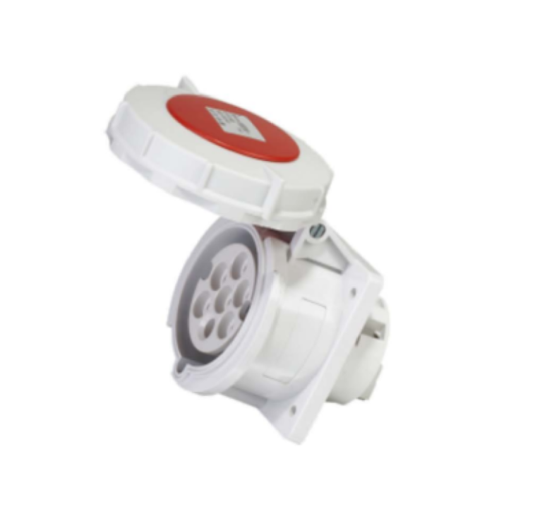 MENIKAS MN Series IP67 Multi conductor Panel Mounted Angle Sockets