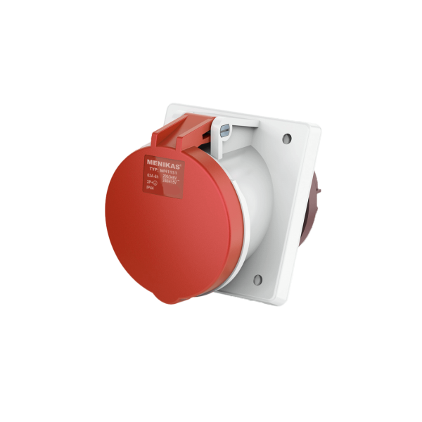 MENIKAS MN Series MN 1151 IP44 Panel Mounted Angle Sockets
